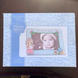 NIB Precious Moments “My Visit to Santa” 4x6 frame